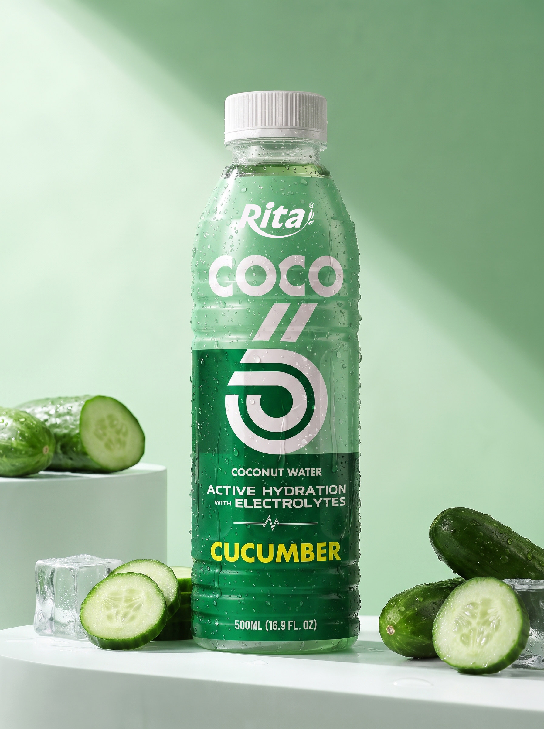 COCO Active Hydration Coconut Water with Electrolytes – Cucumber Flavor Poster 1