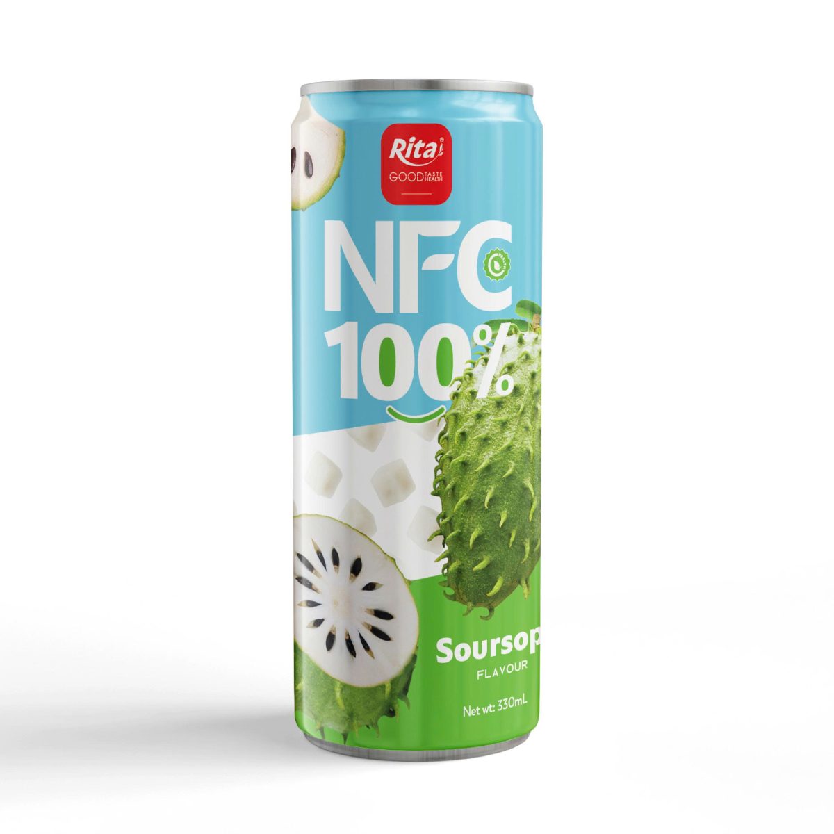 نوشیدنی آب گوانابانا NFC 100٪ ریتا 330 میلی‌لیتری قوطی