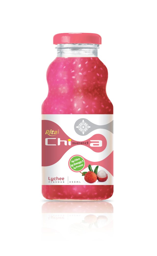 مو 250ml چیا دانه لیچی طعم