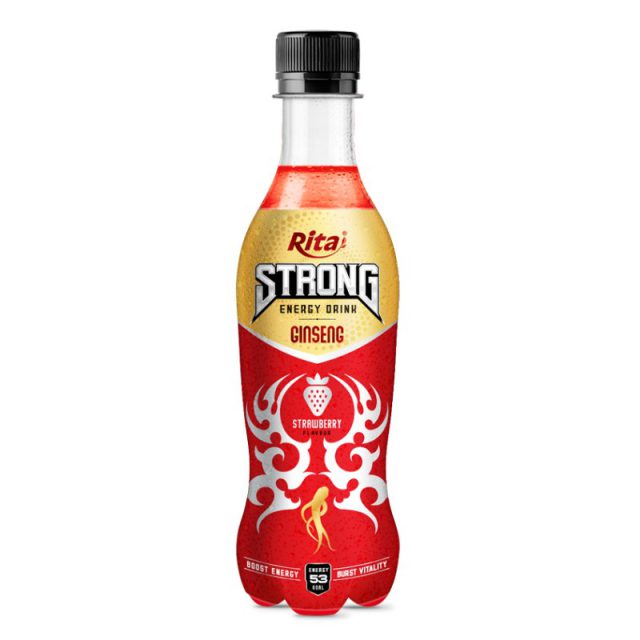 مشروب الطاقة بنكهة الفراولة 400 مل معبأة STRONG RITA (20210622)