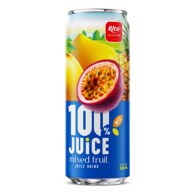 نوشیدنی آب میوه مخلوط NFC Rita 320ml Sleek