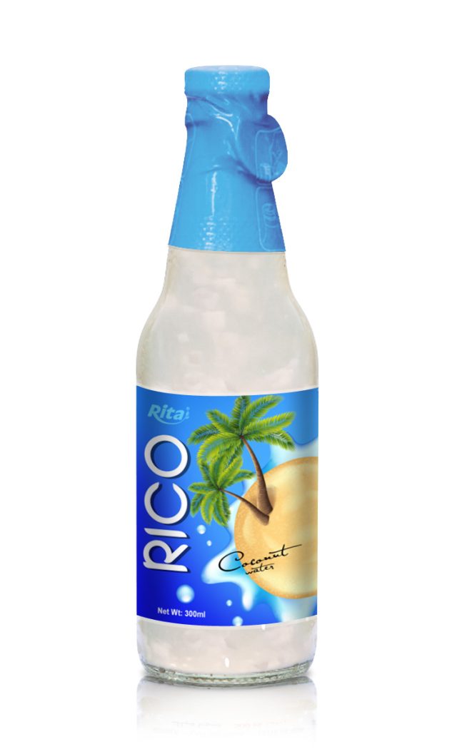 بطری ترمیم کننده مو 300ml نارگیل آب شیشه ای