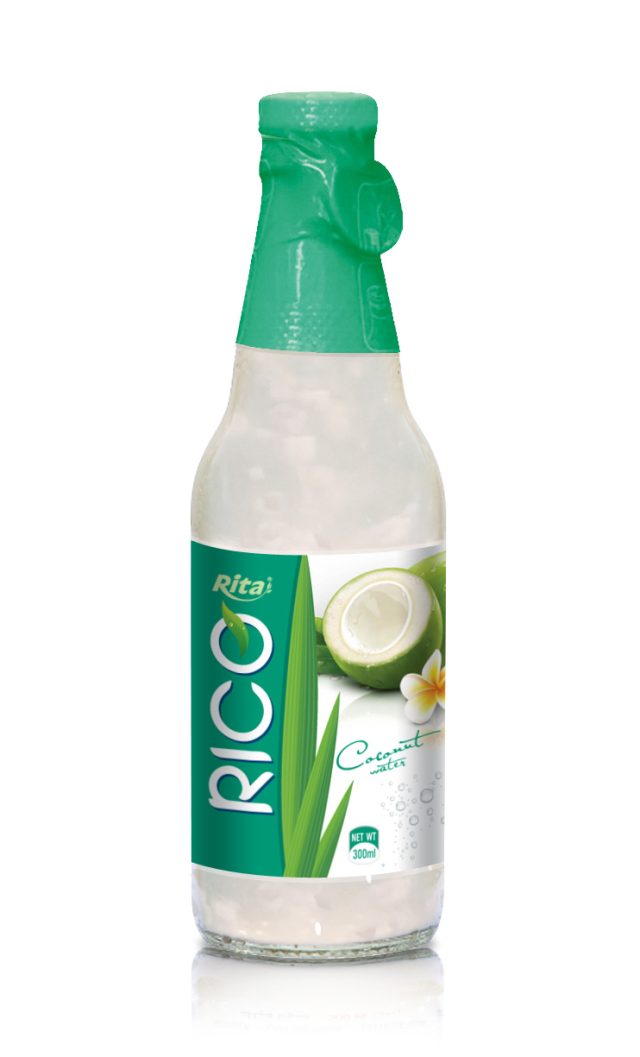 آب مرطوب کننده 300ml نارگیل در بطری شیشه ای