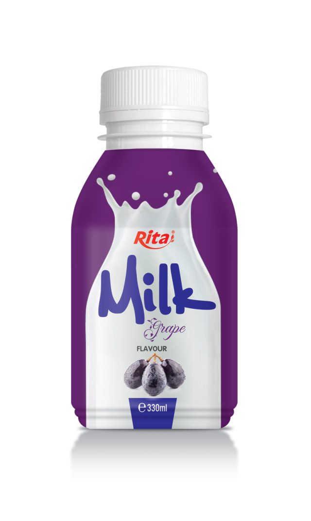 330ml PP بطری انگور طعم شیر