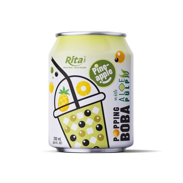 قیمت رقابتی 8.4 Fl اوز قوطی Popping Boba Bubble Tea Mix Pineapple