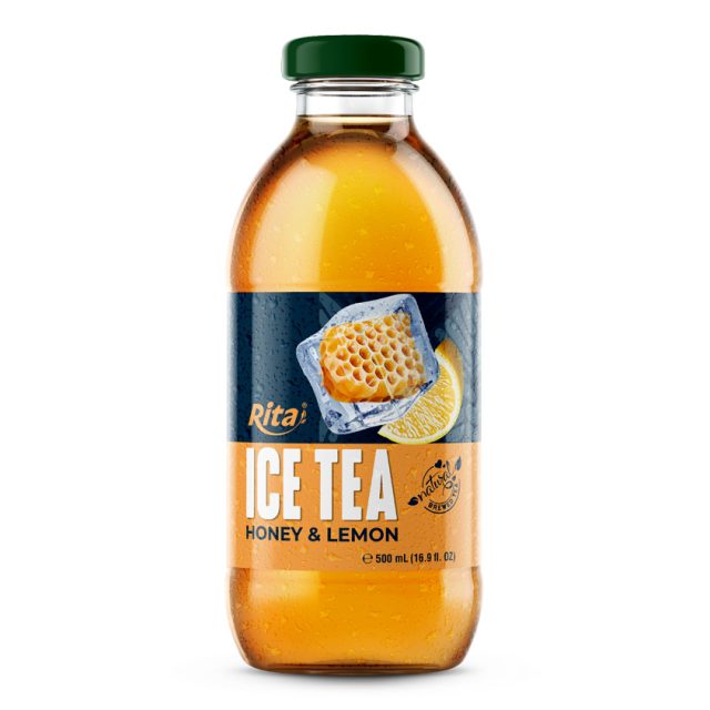 بطری شیشه ای نوشیدنی یخی عسل و لیمو 16.9 Fl Oz