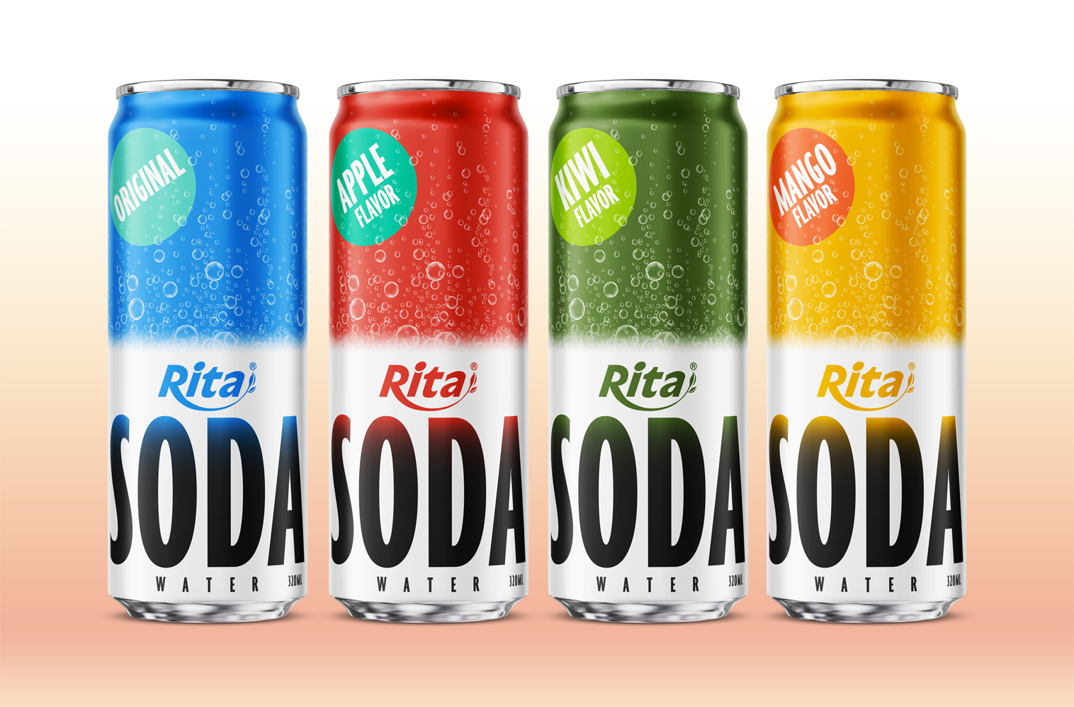 Sparkling Kiwi Soda Water Drink 320ml Can Poster 2