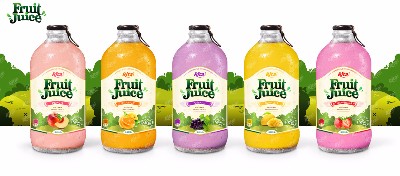 آب میوه 340ml بطری شیشه ای