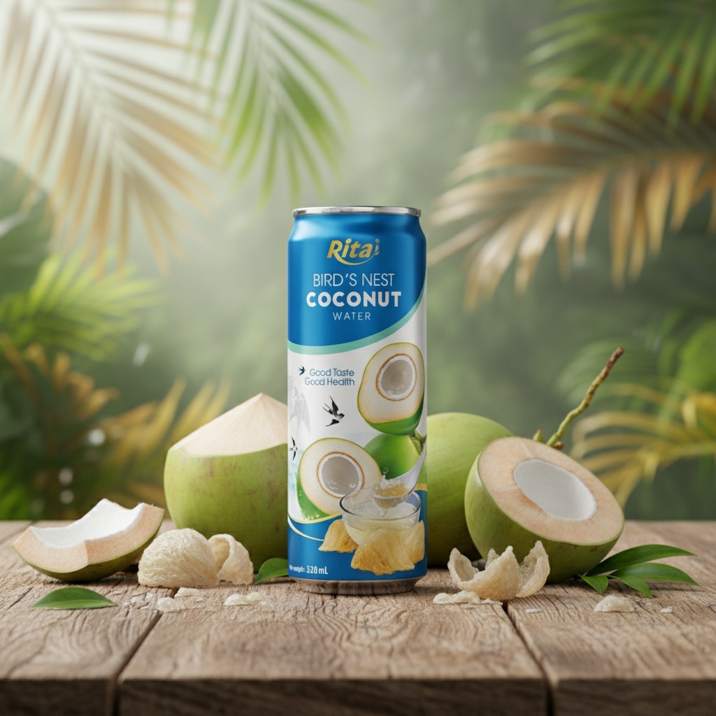 11.18 Fl Oz Bird’s Nest Coconut Water - Premium Product